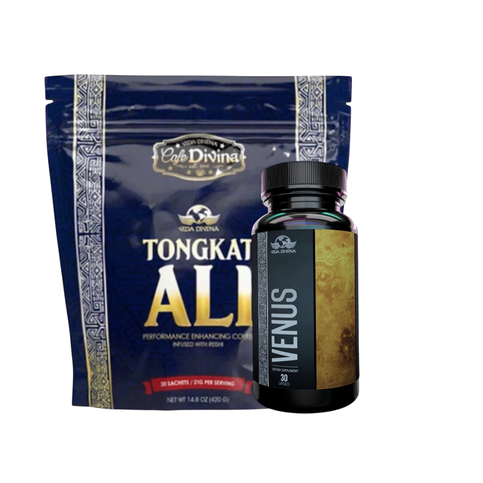 Combo Bienestar: Tongkat Ali + Venus | Fórmula Natural para Uso Diario