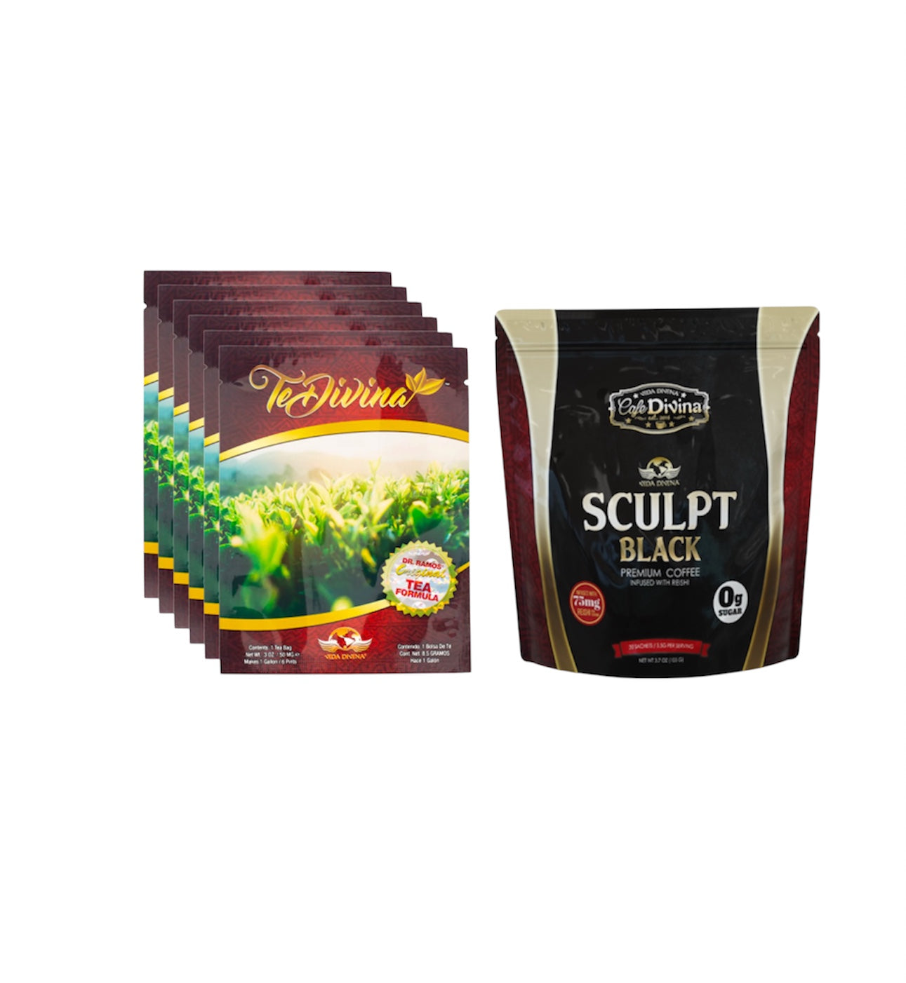 Combo Bienestar: Té Divina + Sculpt Black
